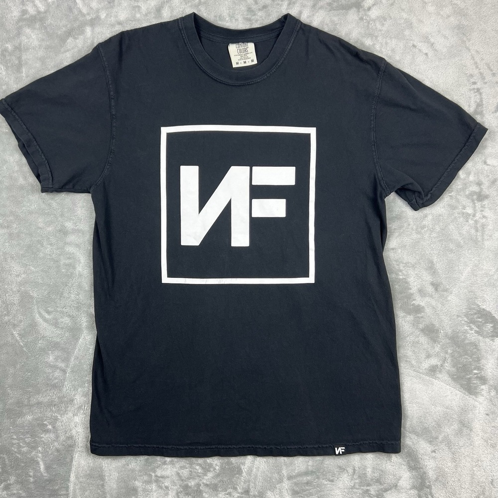 NF The Clouds 2021 Concert Double Sided Graphic T Shirt Mens Medium Merch Rapper